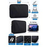 Ey-171 Prime Laptop Tablet Çantası 13 & 13,3 İnç Macbook Air Pro Notebook Siyah