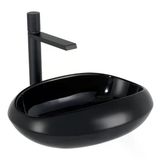 EY-4710S Tezgah Üstü Lavabo Parlak Siyah