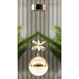 EY-EL TASARIM ŞEKER TOP MODERN SARKIT LED AVİZE 3 RENK GOLD KAPLAMALI