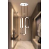 Ey Shop Modern Beyaz 3'lü Nordic Sarkıt Model 3 Renk (Beyaz&sarı&günışığı) LED Avize