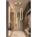 Ey Shop Modern Eskitme 3'lü Nordic Sarkıt 3 Renk (Beyaz&sarı&günışığı) LED Avize - Eskitme - Gold