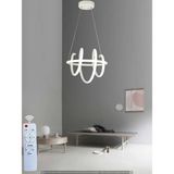 Ey Shop Modern Güney Model Kumandalı 3 Renk (Beyaz / Sarı / Günışığı) Lüks LED Avize