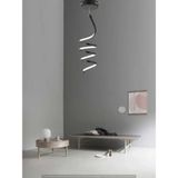 Ey Shop Modern Yay Model Lüks LED Avize - Beyaz Led Işık - Siyah