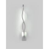 Ey Shop Modern Zigzag Masaüstü Lüks LED Avize - Beyaz - 3 Renk Led Işık
