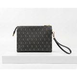 Eych Kadın Casual Clutch Çanta – Günlük Şık Portföy Çanta, Minimal El Çantası - Siyah
