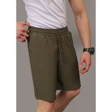 Eydamoon Erkek Haki Baggy Kesim Likralı Paraşüt Kumaş Hızlı Kuruyan Yazlık Şort&bermuda
