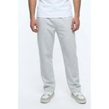 EYDAMOON Erkek Karmelanj Baggy Kesim Bel Lastikli Bol Paça Pike Kumaş Rahat Kalıp Pantolon - 2XL - Açık Gri