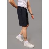 Eydamoon Erkek Lacivert Baggy Kesim Likralı Paraşüt Kumaş Hızlı Kuruyan Yazlık Şort&bermuda