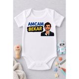 EYDUBABY amcam bekar yazılı hediye bebek zıbın yeni doğan zıbın