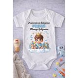 EYDUBABY ANNEMİN VE BABAMIN PRENSİ OLMAYA GELİYORUM YAZILI BEBEK BODY ZIBIN ERKEK BEBEK ZIBIN