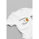 EYDUBABY Halasının Balı Baskılı Kısa Kollu Çıtçıtlı Bebek Body Badi Zıbın