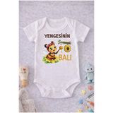 EYDUBABY YENGESİNİN BALI YAZILI ÇOCUK ZIBIN yazılı bebek body zıbın teyzeye hediye bebek body