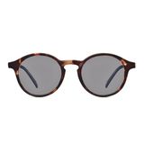Eye Connection Oval Unisex Güneş Gözlüğü, Kahverengi Çerçeve, Plastik, Füme Polarize UV400 Lens, WL-302AAP-EYE