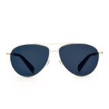 Eye Connection Rush Damla Unisex Aviator Gri Metal Çerçeve, Füme UV 400 Güneş Gözlüğü