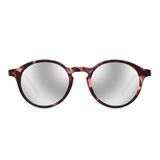 Eye Connection Wıllıam Unisex Oval Güneş Gözlüğü, Kahverengi Çerçeve, Plastik, Füme Cam, UV 400 Korumalı, Aynalı