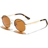 Eye Of Horus EOH4013 C1 Sarı Metal Unisex Güneş Gözlüğü - Sarı (Gold)