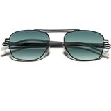 Eye Of Horus EOH5004 C2 Yeşil Degrade Ultra Hafif Metal Kare Unisex Güneş Gözlüğü - Siyah