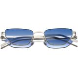 Eye Of Horus EOH5005 C2 Mavi Degrade Ultra Hafif Metal Cat Eye Unisex Güneş Gözlüğü - Gümüş