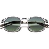 Eye Of Horus SİTRİN-2362 C15 Yeşil Degrade Asetat Yuvarlak Unisex Güneş Gözlüğü - Gri - Gri