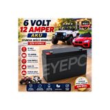 EYE PC OYUNCAK AKÜ 6V 12A Akülü Araba Nitro Jeep Traktör Uyumlu 6 Volt 12 Amper Akü Pil