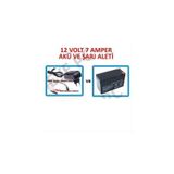 Eyepc 12V 7Ah Akü + Akü Şarj Cihazı Adaptörü Şarj Aleti Set