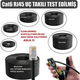 Eyepc 30 Metre Tam Bakır Dış Ortam Cat6 Kablo Çift Plastik Koruma Modem Pc Arası