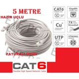 EYEPC 5 Metre 5 Mt Modem Internet Kablosu Cat 6 Kalin Kablo