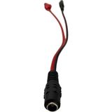 Eyepc Akü Şarj Için 5.5x2.5mm Dişi Krokodil Çevirici 25CM Kablo Adaptör Girişini Akü Maşasına Çevirici
