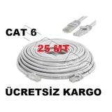 EYEPC Ethernet Kablosu Cat6 25 Metre M Internet Kablo Modem Pc Arası
