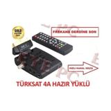 EYEPC Lcd Tv Uyumlu Mini Scart Uydu Alıcısı Kanallar Hazır Tak Çalıştır