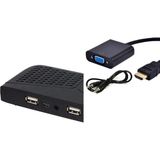 Eyepc Monitörü Tv Yapmak Için Gerekenler Çevirici Set Vga+Hd Uydu