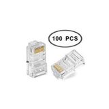 EYEPC Rj45 Konnektör Uç 100 Adet - 1 Paket Internet Uç