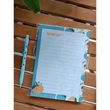 EyER Shoping A5 Boy Notepad Memopad Check List Not Defteri Bloknot - Mavi
