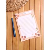 EyER Shoping Çiçek Figürlü To Do List Bloknot Tasarım Defter