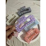 EyER Shoping Çiçekli Mandal Toka - Mor