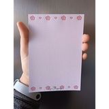 EyER Shoping Figürlü A6 Çek Kopar To Do List Bloknot Tasarım Defter - Açık Pembe