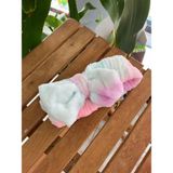 EyER Shoping Fiyonk Peluş Saç Bandanası Toka Taç - Beyaz