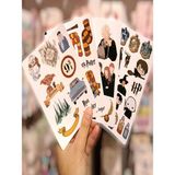 EyER Shoping Harry Potter Sticker Set Bullet Journal Için Uygundur. - 10 cm