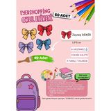 EyER Shoping Isme Özel Su Geçirmez Kurdela Temalı Okul Etiketi Sticker Kişiye Özel Kız Çocuk Isim Etiketi 116 Adet