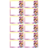 EyER Shoping Winx Club Kitap Defter Okul Etiketi 48 Adet Kesimli(Ad-Soyad Istekli)