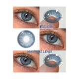 Eyeshop GÖZ LENSİ BLUE MAVİ TONDA DOĞAL GÖRÜNÜMLÜ (NUMARASIZ) KOZMETİK AMAÇLI Kulanım suresi 1 yıllıktır