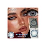 Eyeshop RICHGIRL BLUE MAVİ TONDA DAMARLI DOĞAL GÖRÜNÜMLÜ KOZMETİK AMAÇLI Kulanım suresi 1 yıllıktır
