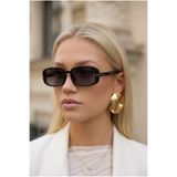 Eyesofia Caramello Vintage Kare Ultra Hafif Siyah Güneş Gözlüğü