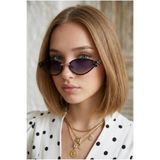 Eyesofia Edda Noir Kadın Cat Eye Trend Siyah Ultra Hafif Uv400 Filtreli Güneş Gözlüğü