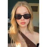 Eyesofia Pearly Cat Eye Siyah Güneş Gözlüğü