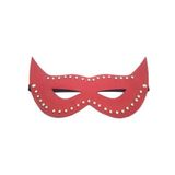 eyetis Deri Fantazi Kostüm Maske, Kayışlı Aksesuar Parti Maskesi, Kırmızı/Siyah (Küçük Göz Maske Kırmızı, Kırmızı)