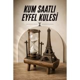 Eyfel Kuleli Kum Saati Aby - Çok Renkli
