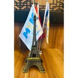Eyfel Kulesi Dekoratif Biblo, Paris Simgesi, Küçük Boy, Beyaz