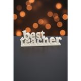 Eyiser Store "Best Teacher" Masaüstü Dekoratif Obje | Öğretmenler Günü Hediyesi | Özel Gün Hediyelik Dekor