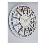 EYKA STORE Beyaz Rakam Detaylı Duvar Saati 50 Cm